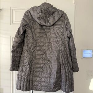 32 Degrees Women's Charcoal Hooded Puffer Jacket